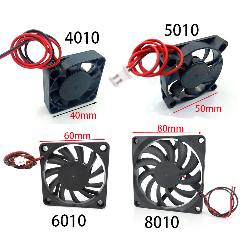 Cpu Cooler - พัดลมระบายความร้อน 5V 12V 24V รุ่น 4010