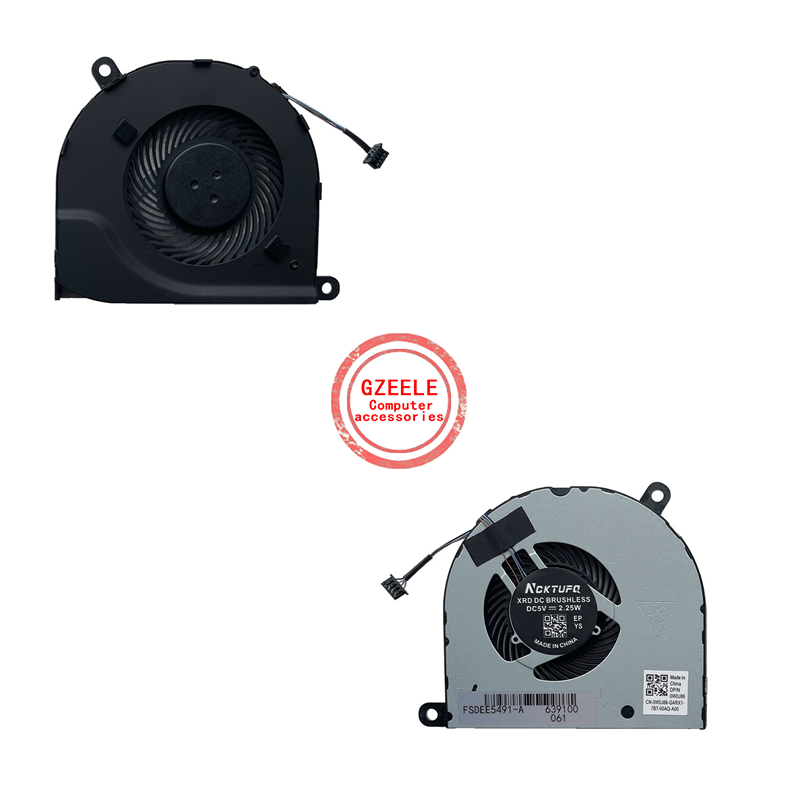 Gpu Cooler - แล็ปท็อปซีพียู จีพียูพัดลมระบายความร้อนคูลเลอร์ รेडियेटอร์สำหรับละติจูด 5480 5490 E5480