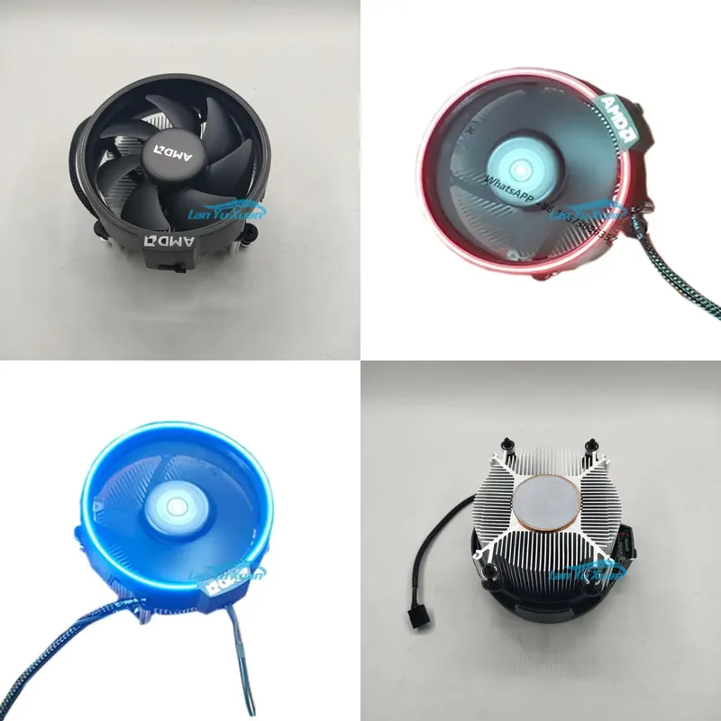 Cpu Cooler - แบรนด์สำหรับผู้ผลิตโดยตรง AM4 Wraith Prism พร้อมพัดลมระบายความร้อน CPU