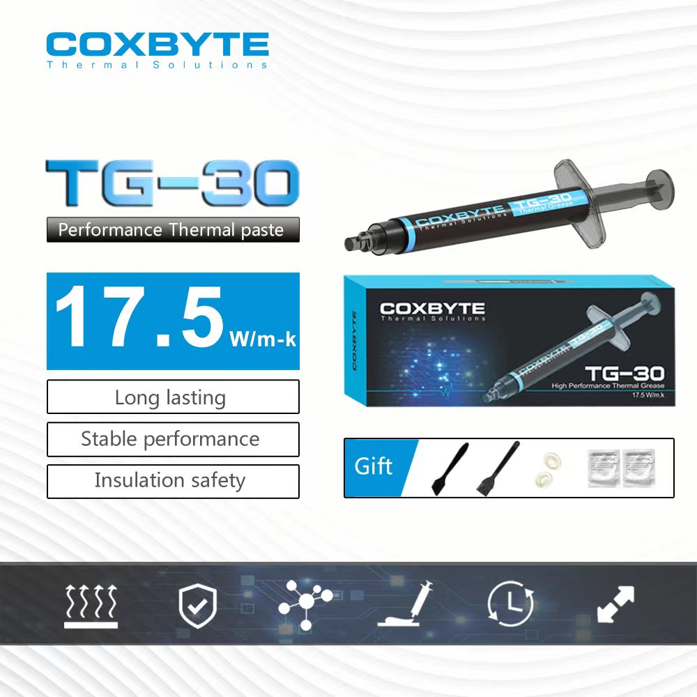 คอกซ์เบย์ 17.5W/mk ซิลิโคนระบา - Thermal Paste บทวิจารณ์และราคา