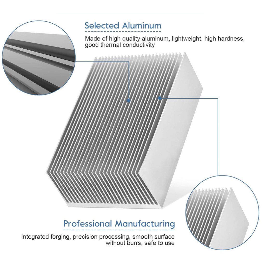 ฮีทซิงค์อะลูมิเนียมอัดขึ้นรูป  - Heatsink บทวิจารณ์และราคา