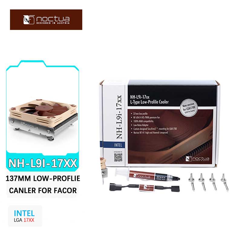 Noctua NH-L9i-17xx 2 ความร้อนท - Air Cooler Cpu บทวิจารณ์และราคา