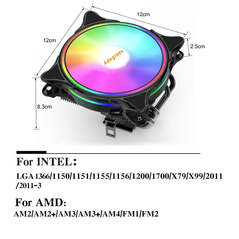 X99 CPU Air Cooler 3Pin/4Pin A - Air Cooler Cpu บทวิจารณ์และราคา