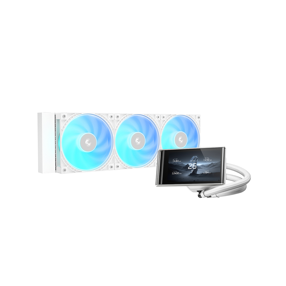 WH 360mm AIO Liquid Cooler สีข - Aio Liquid Cooler บทวิจารณ์และราคา