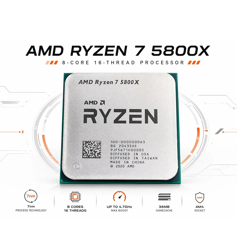 เอเอ็มดี ไรเซน 7 5800X ชิปเดสก - Cpu Fan บทวิจารณ์และราคา