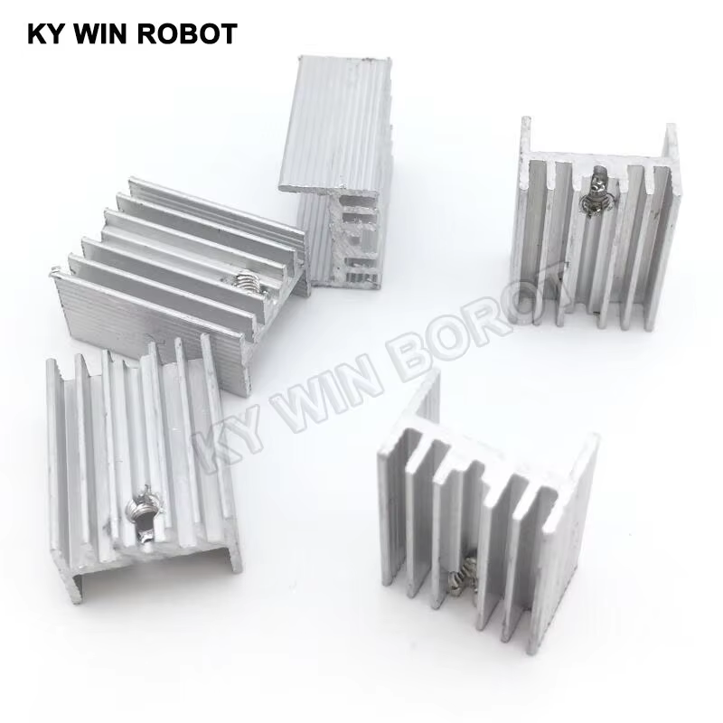 10 ชิ้นอลูมิเนียม TO-220 ฮีทซิ - Heatsink บทวิจารณ์และราคา